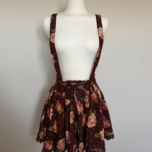 LizLisa skirt with suspenders  size S